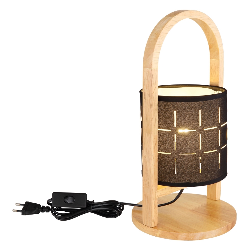 Globo - Candeeiro de mesa 1xE14/40W/230V preto