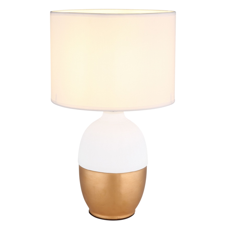 Globo - Candeeiro de mesa 1xE14/40W/230V branco
