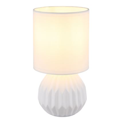 Globo - Candeeiro de mesa 1xE14/40W/230V branco