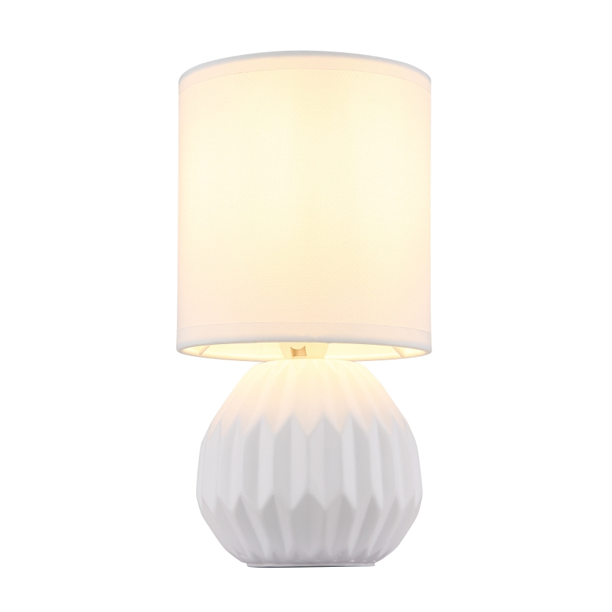 Globo - Candeeiro de mesa 1xE14/40W/230V branco