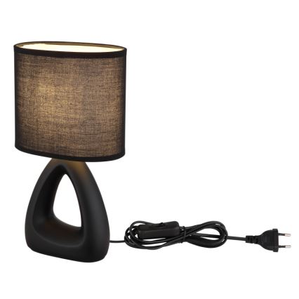 Globo - Candeeiro de mesa 1xE14/40W/230V preto