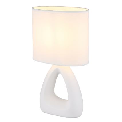 Globo - Candeeiro de mesa 1xE14/40W/230V branco