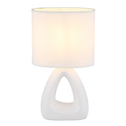 Globo - Candeeiro de mesa 1xE14/40W/230V branco