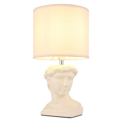 Globo - Candeeiro de mesa 1xE14/40W/230V creme