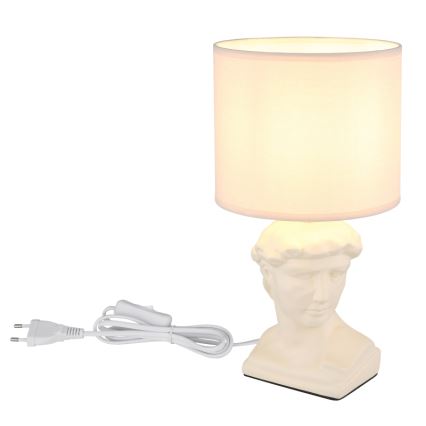 Globo - Candeeiro de mesa 1xE14/40W/230V creme