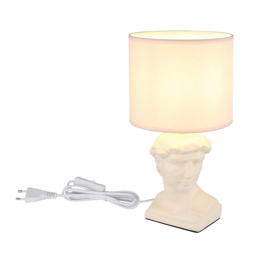 Globo - Candeeiro de mesa 1xE14/40W/230V creme