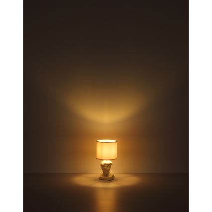 Globo - Candeeiro de mesa 1xE14/40W/230V creme