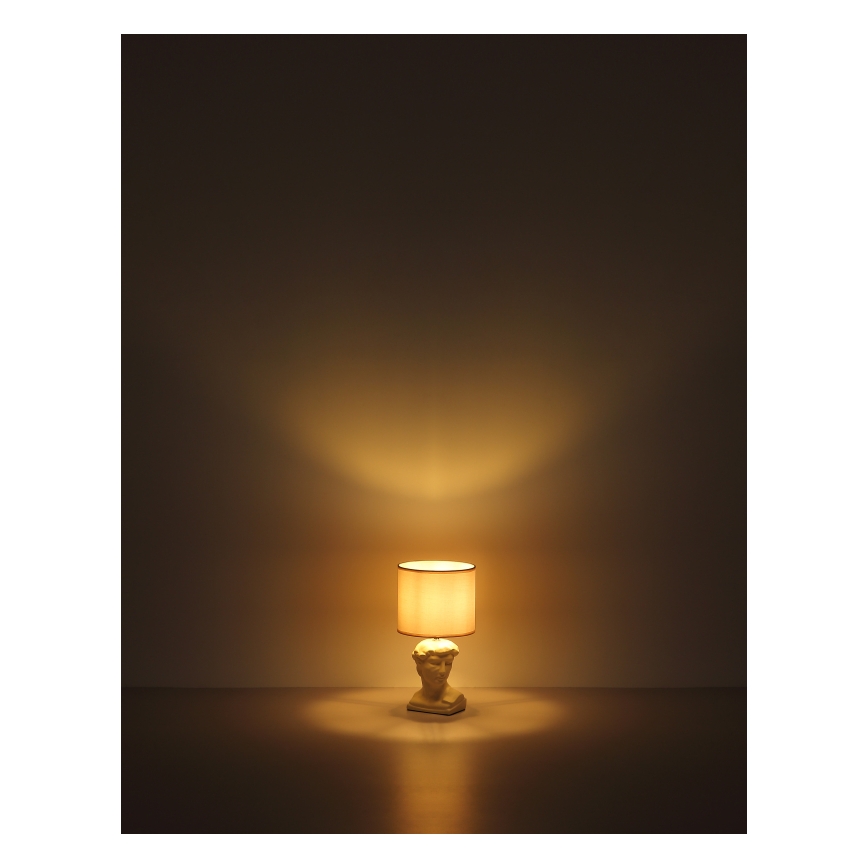 Globo - Candeeiro de mesa 1xE14/40W/230V creme
