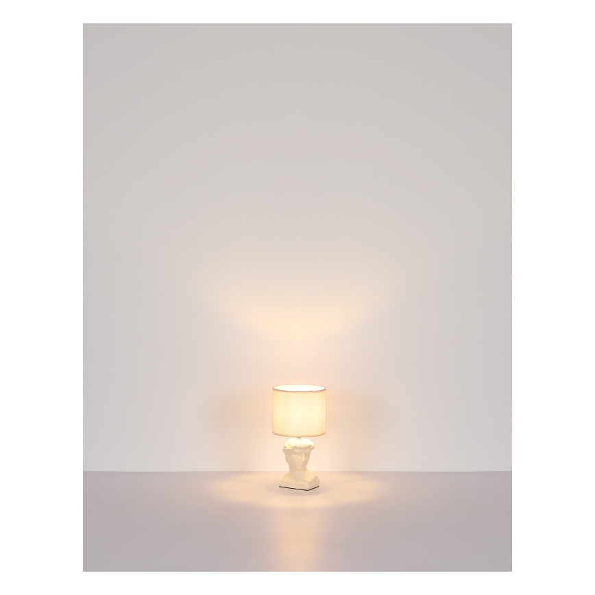 Globo - Candeeiro de mesa 1xE14/40W/230V creme
