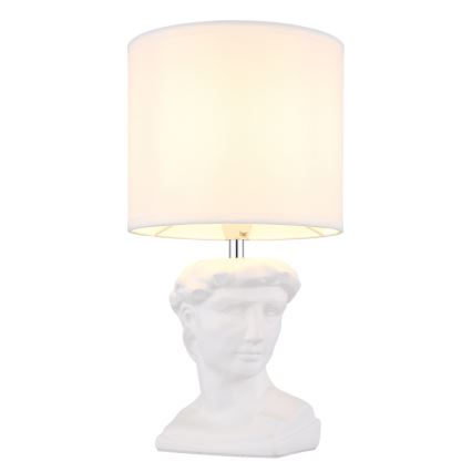 Globo - Candeeiro de mesa 1xE14/40W/230V branco