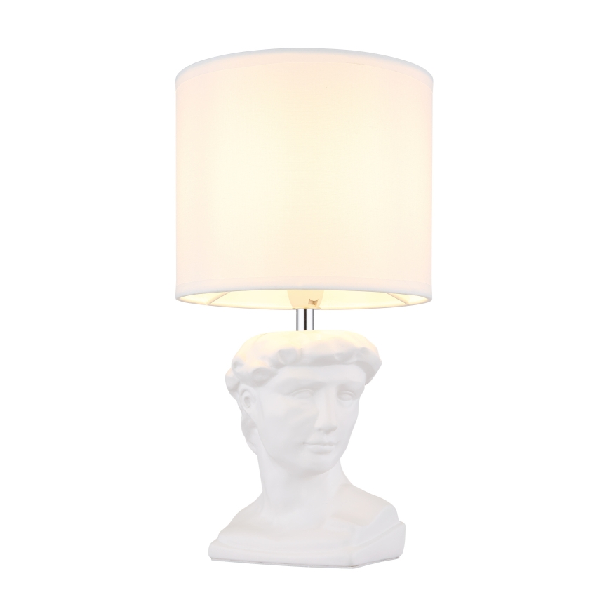 Globo - Candeeiro de mesa 1xE14/40W/230V branco