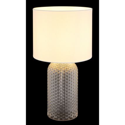 Globo - Candeeiro de mesa 1xE27/60W/230V branco