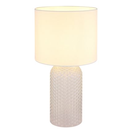 Globo - Candeeiro de mesa 1xE27/60W/230V branco