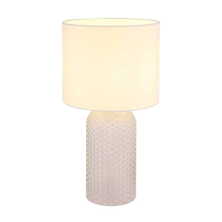 Globo - Candeeiro de mesa 1xE27/60W/230V branco