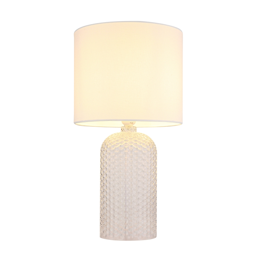 Globo - Candeeiro de mesa 1xE27/60W/230V branco