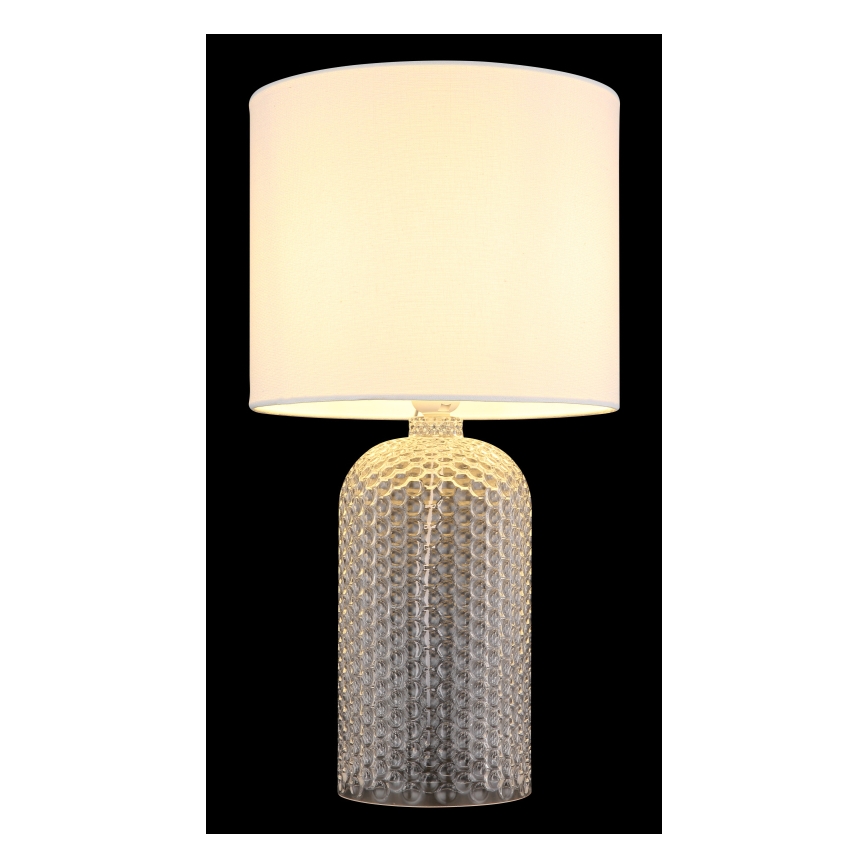 Globo - Candeeiro de mesa 1xE27/60W/230V branco