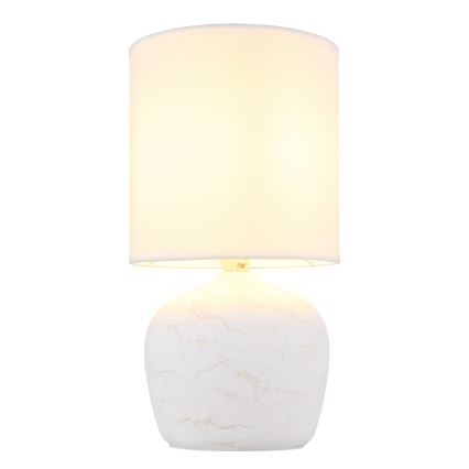 Globo - Candeeiro de mesa 1xE14/40W/230V branco