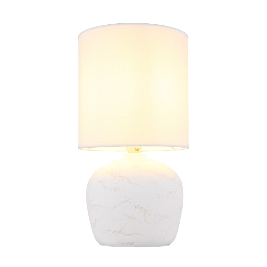 Globo - Candeeiro de mesa 1xE14/40W/230V branco