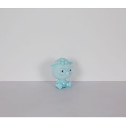 Globo - Candeeiro de noite LED para crianças com regulação LED/1W/5V 500 mAh azul