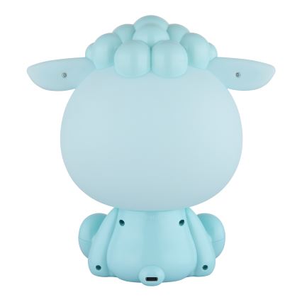 Globo - Candeeiro de noite LED para crianças com regulação LED/1W/5V 500 mAh azul