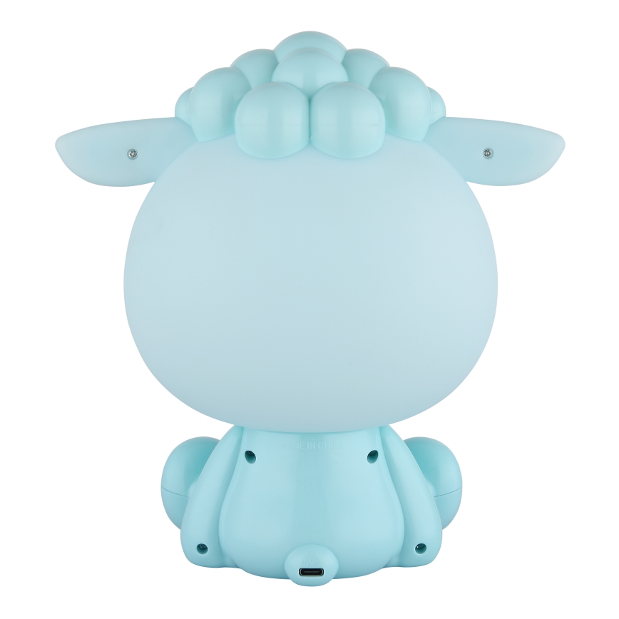 Globo - Candeeiro de noite LED para crianças com regulação LED/1W/5V 500 mAh azul
