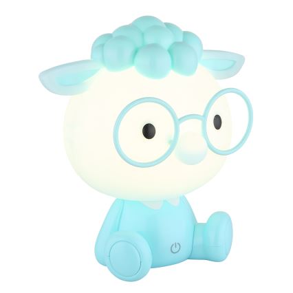 Globo - Lâmpada noturna infantil recarregável LED dimmerizável LED/1W/5V 500 mAh azul