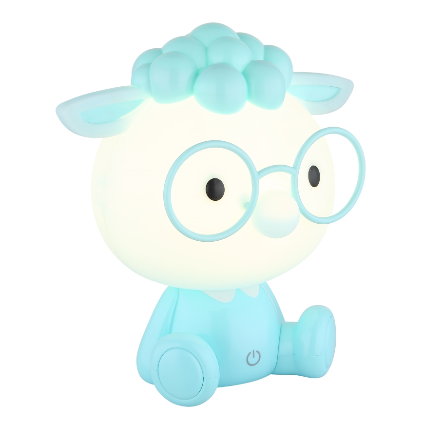 Globo - Lâmpada noturna infantil recarregável LED dimmerizável LED/1W/5V 500 mAh azul