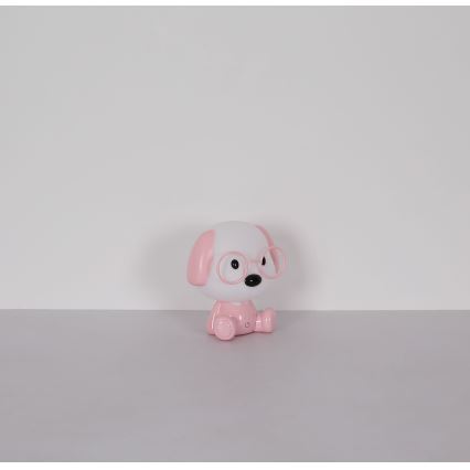 Globo - Candeeiro de noite infantil regulável LED/1W/5V 500 mAh cor-de-rosa