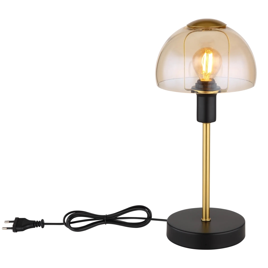Globo - Mesa táctil candeeiro 1xE14/25W/230V preto/dourado