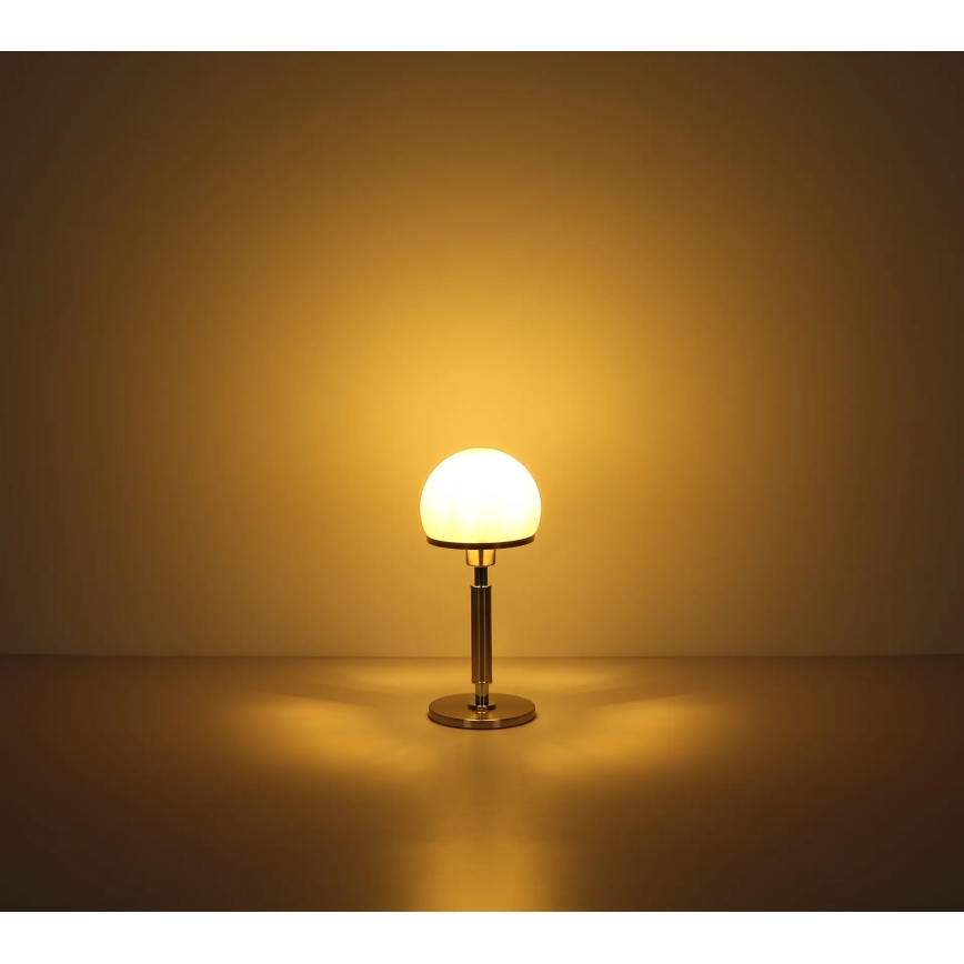 Globo - Candeeiro de mesa 1xE27/40W/230V dourado