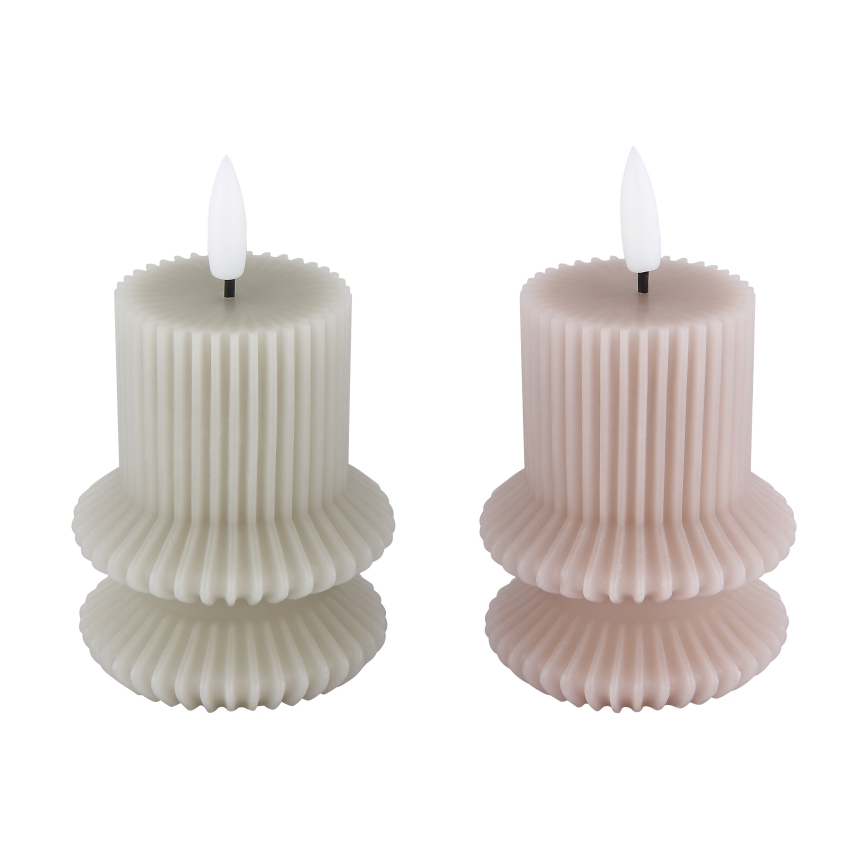 Globo - CONJUNTO 2x Velas LED LED/0,06W/3V 1xCR2032 210 mAh