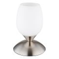 Globo 24007N - Candeeiro tátil de mesa KUWAITA 1xE14/25W/230V cromado