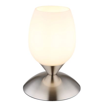 Globo 24007N - Candeeiro tátil de mesa KUWAITA 1xE14/25W/230V cromado