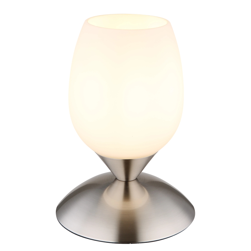 Globo 24007N - Candeeiro tátil de mesa KUWAITA 1xE14/25W/230V cromado