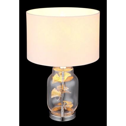 Globo - Candeeiro de mesa 1xE27/40W/230V branco