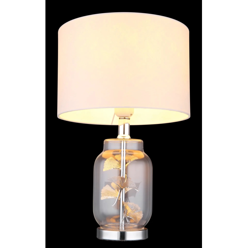 Globo - Candeeiro de mesa 1xE27/40W/230V branco