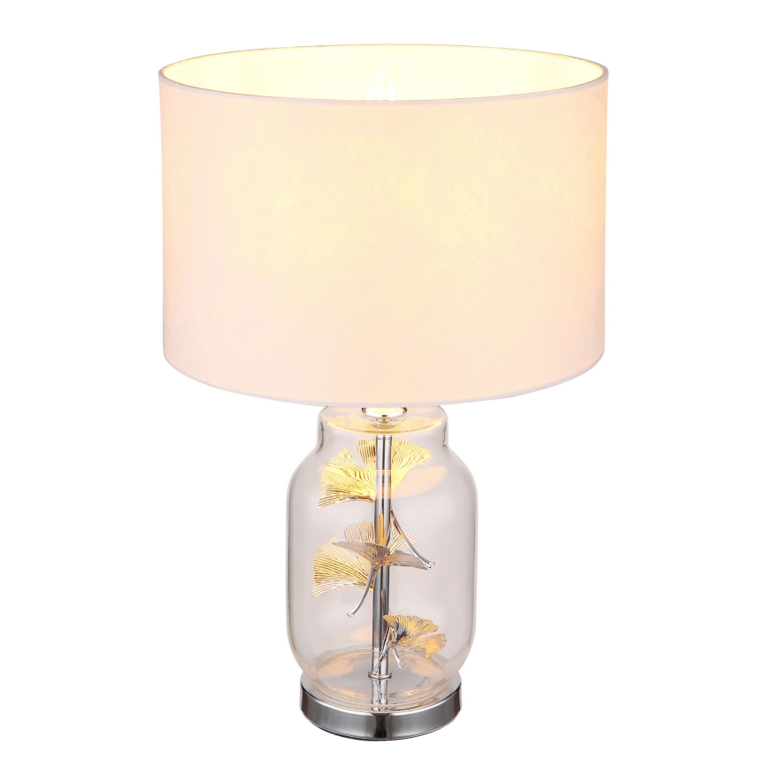 Globo - Candeeiro de mesa 1xE27/40W/230V branco