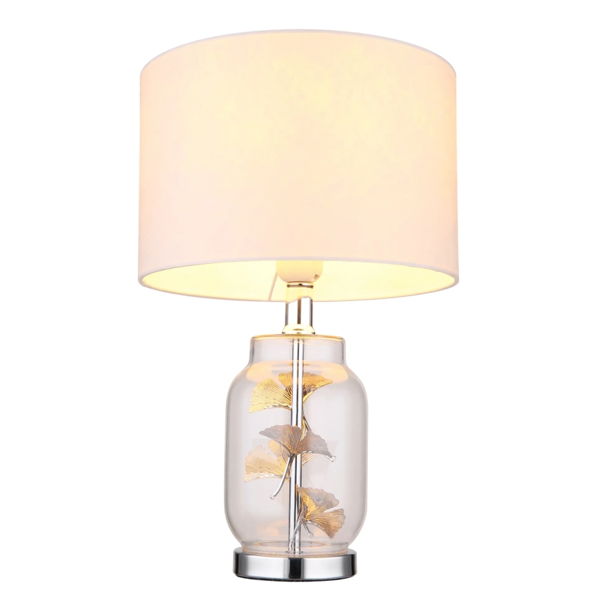 Globo - Candeeiro de mesa 1xE27/40W/230V branco