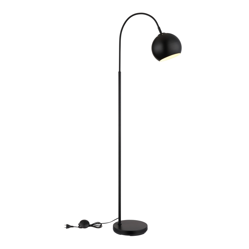 Globo - Candeeiro de chão 1xE27/60W/230V preto