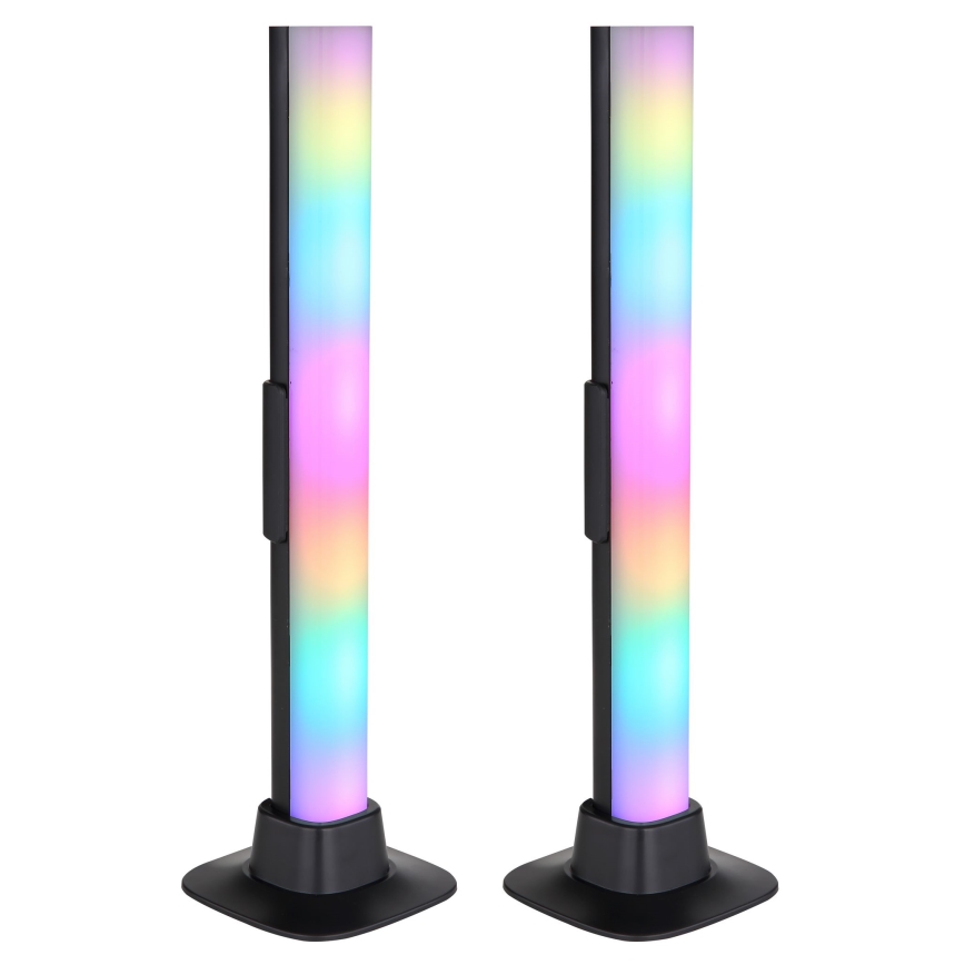 Globo RGB- CONJUNTO 2x Candeeiros de mesa  LED RGB com regulação 2em1 LED/2W/5V USB Wi-Fi Tuya