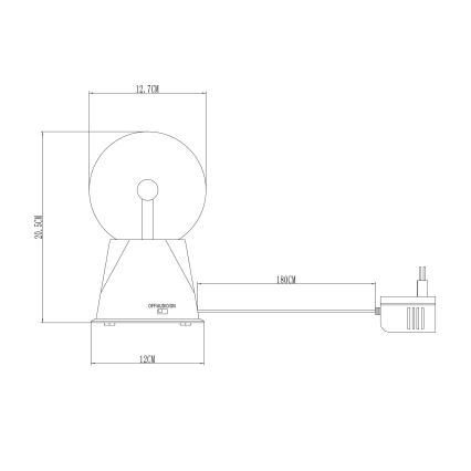 Globo - Candeeiro de mesa LED LED/3,6W/230V