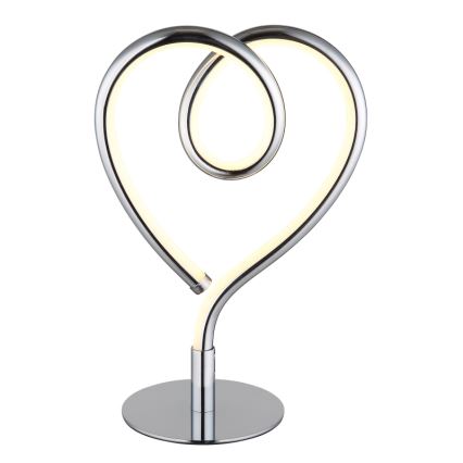 Globo - Candeeiro de mesa LED LED/6W/230V cromado brilhante