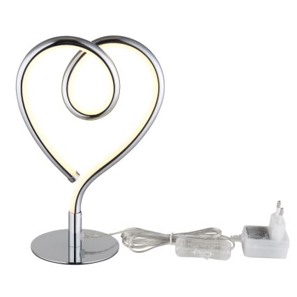 Globo - Candeeiro de mesa LED LED/6W/230V cromado brilhante