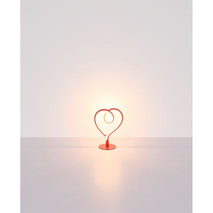 Globo - Candeeiro de mesa LED LED/6W/230V vermelho