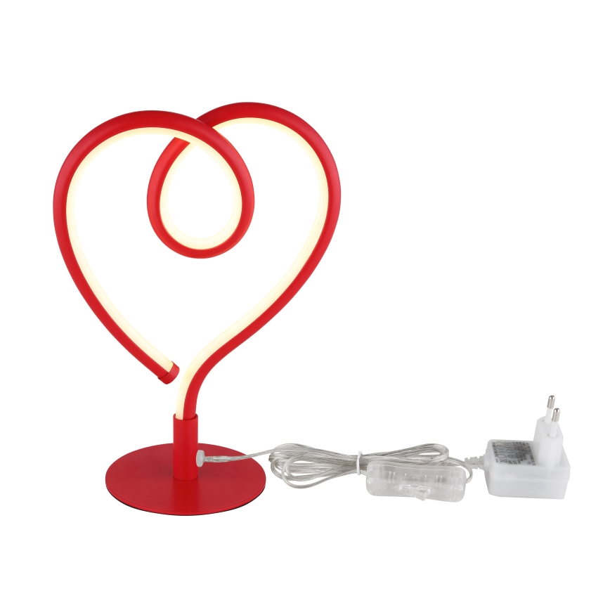 Globo - Candeeiro de mesa LED LED/6W/230V vermelho