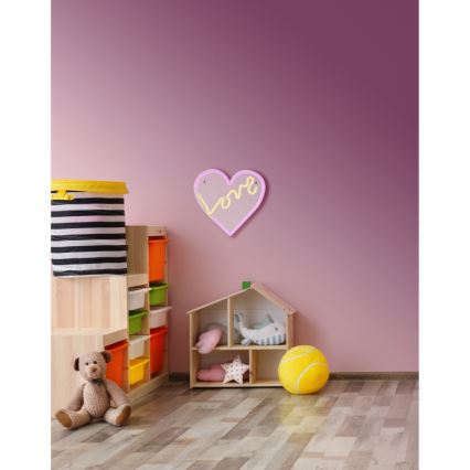 Globo - Decoração de parede LED com néons LED/3W/USB coração