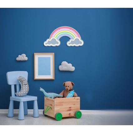 Globo - Decoração de parede LED com néons LED/3W/USB arco-íris