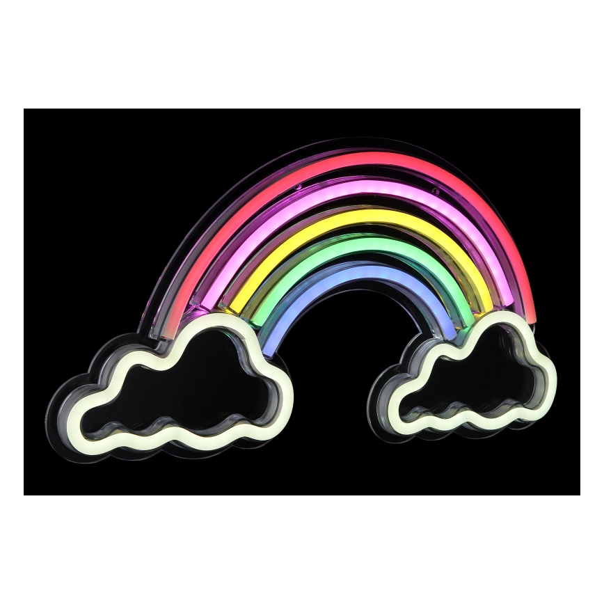 Globo - Decoração de parede LED com néons LED/3W/USB arco-íris