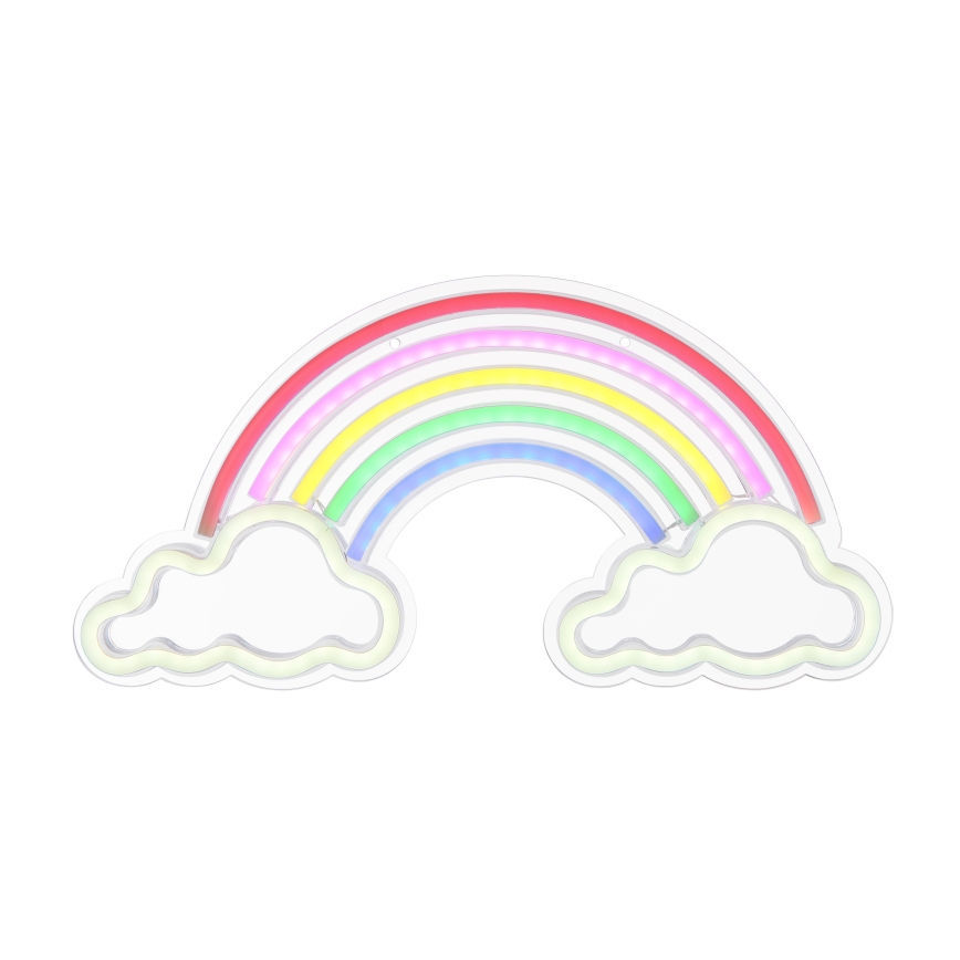 Globo - Decoração de parede LED com néons LED/3W/USB arco-íris