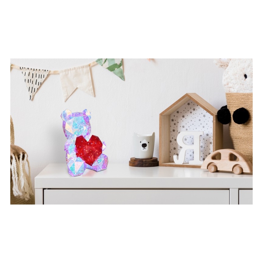 Globo - Decoração de mesa LED LED/6W/5V USB urso